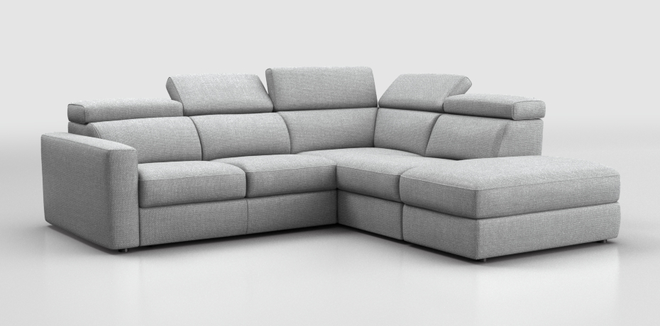 Libolla - corner sofa with sliding mechanism - right peninsula